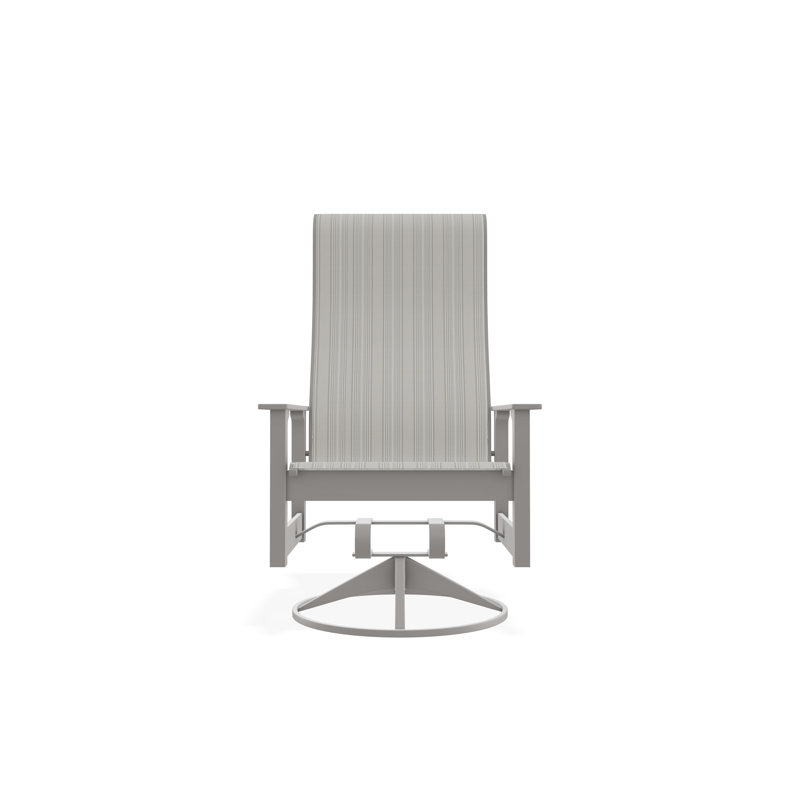 Leeward Polymer Outdoor Lounge Chair, Warm Gray, Harbor