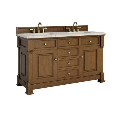 Brookfield 60" Double Vanity W/FreePower Wireless Charger