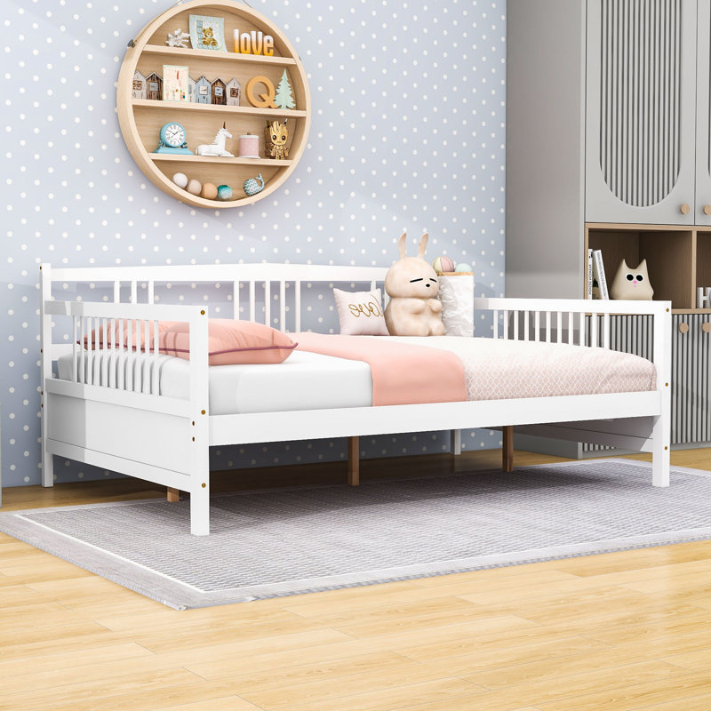 Full Size Daybed with Dual-Use Design, White