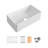 Durable Farmhouse Kitchen Sink With Accessories For Optimal Functionality