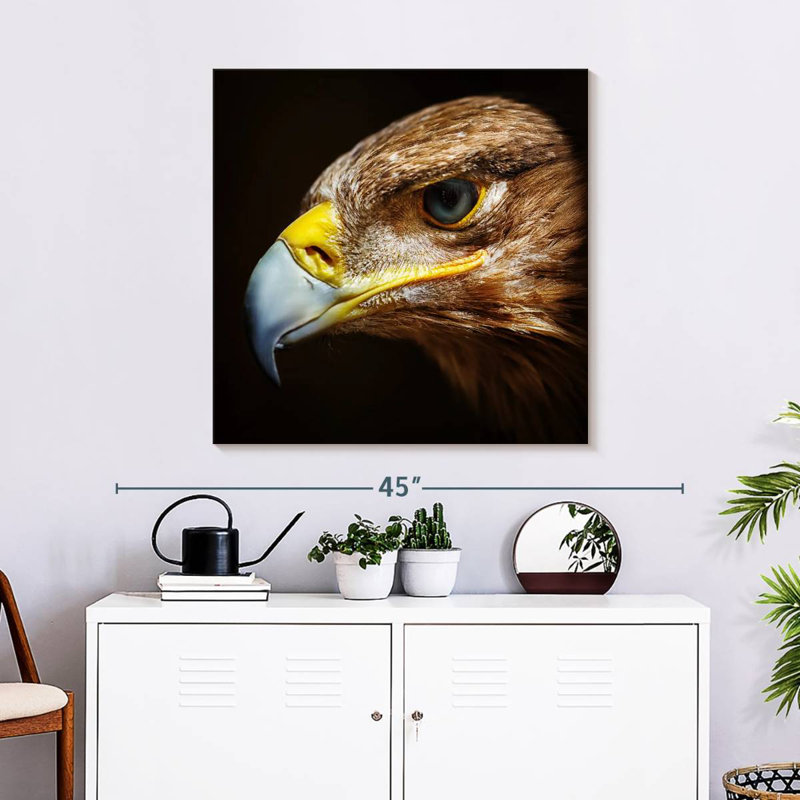 Crowle Eagle Face, 30" H x 30" W