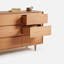 Armoire de rangement moderne et simple en bois massif