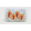 Ornement en forme de perles brillantes motif cachemire