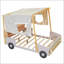 Lit voiture en bois avec coussin-585235476