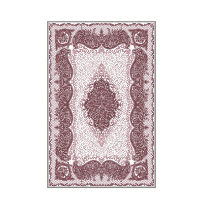 Luxurious 3D Printed Woven Carpet, 55.1 x 86.6 inches | 100% Polyester, Antibacterial, Machine Washable | Non-Slip PVC Felt Dot Underside, 0.3 in Pile Height | Perfect for Living Room, Bedroom & Home Decor