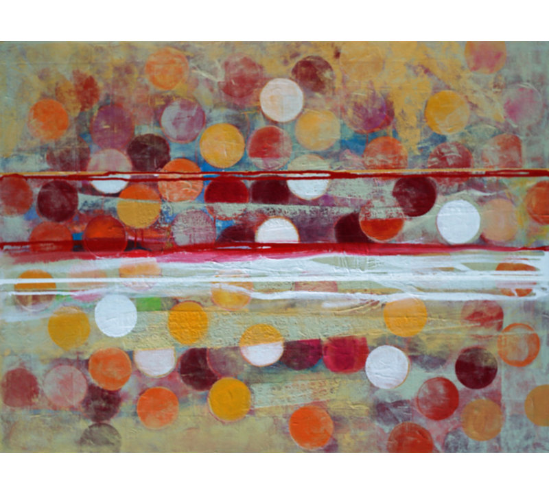 Orbs Through Time Print by Dara Daniel, Wrapped Canvas, No Mat, 24" H x 18" W