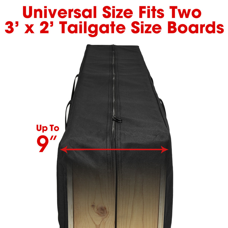 Boîtes de cornhole - Choisissez la taille réglementaire ou la taille du hayon, H 24 po x l 36 po x P 9,25 po