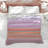 Pink Orange Stripes Comforter-128548293