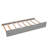 116.3"W L-Shaped Platform Bed With Trundle And Drawers Linked With Built-In Desk, Twin, Espresso-850859371