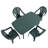 Rimini Rectangular Table with 4 Chairs Garden Set-972142372