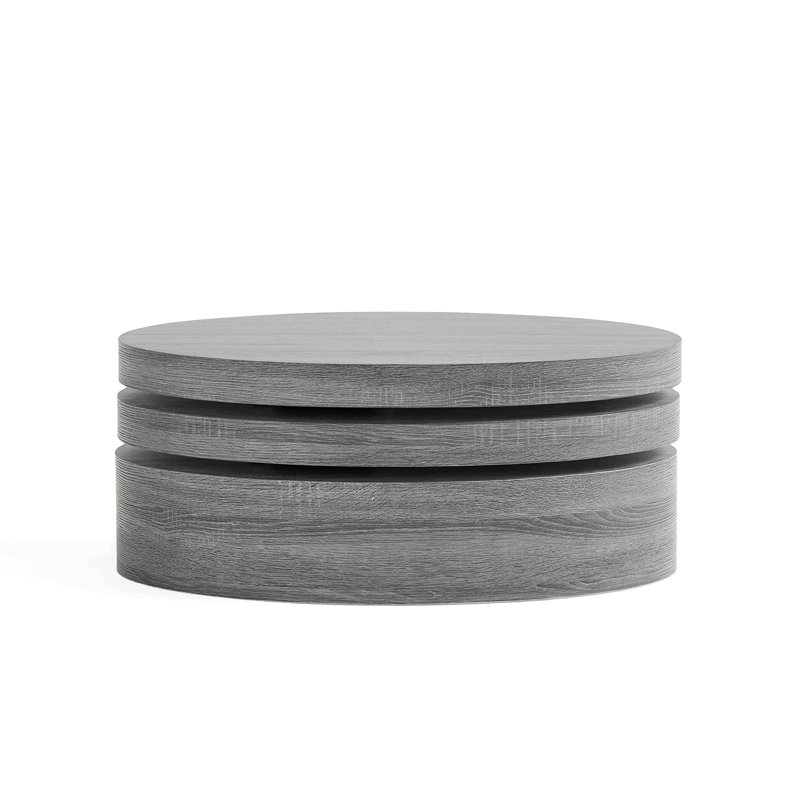 Table basse rotative Modernesque - Noir mat