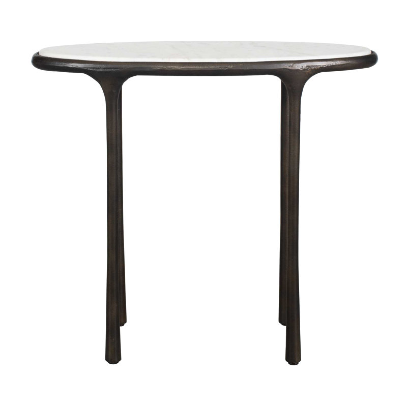 Uttermost Ata Dark Bronze Accent Table
