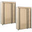 Carsten 2 Door Stainless Steel Wardrobe-401003560