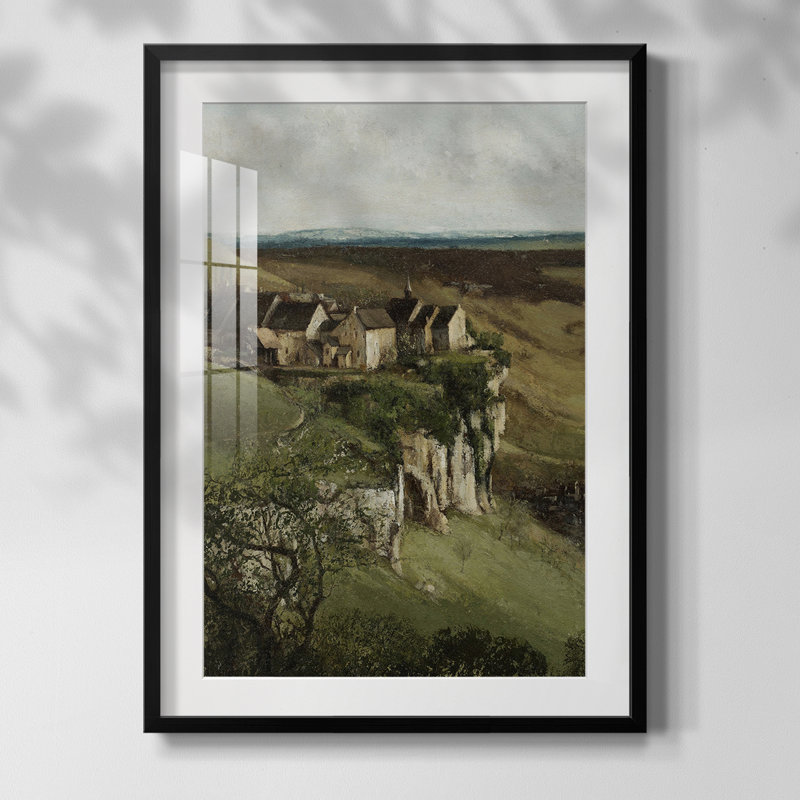 Paysage rétro CC XXXVII - impression encadrée