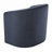 Armino Midnight Faux Leather Swivel Barrel Chair-1044140583