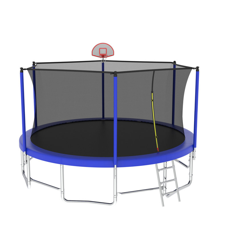 Trampoline pour enfants_108X192X192, Bleu