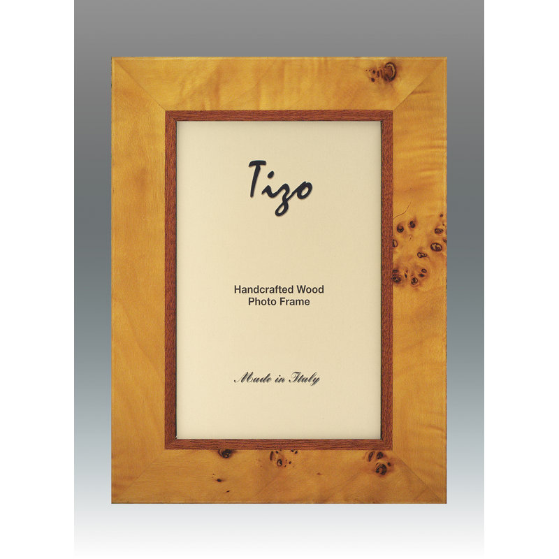 Rectangle Picture Frame, Honey, 4" x 6"