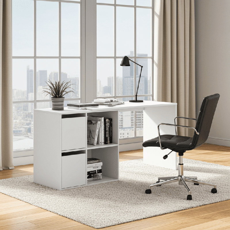 Daiten L-Shaped Writing Desk