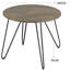Alvis Round Metal Base Dining Table