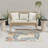 Lakesha 2'8" x 4' Ivory Blue Modern Rug-2092341939
