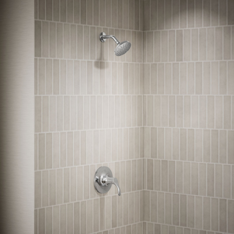 Simplice Rite-Temp Pressure-Balancing Shower Faucet Trim Set, 1.75 Gpm, Silver