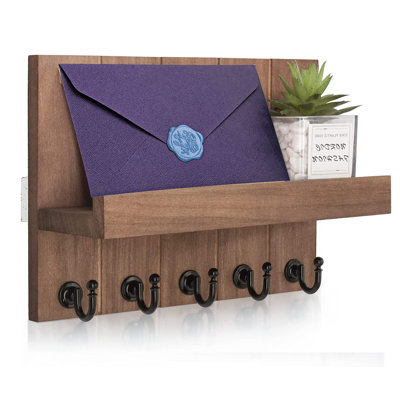 Vyrl Solid Wood Wall Organizer