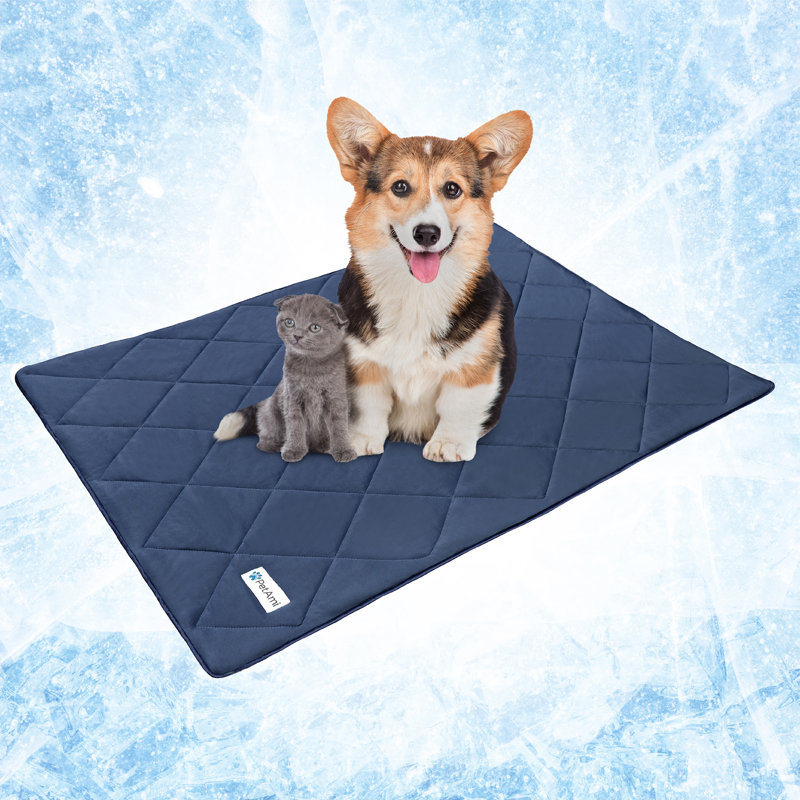 PET - B3022C Nylon rafraîchissant, 40 po x 29 po, Gris clair