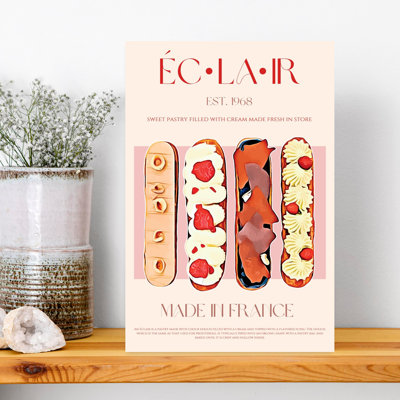 French Aclair Selection by Nazma Khokhar - Wrapped Canvas Print