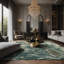 Tapis gris soyeux et moelleux-100884018