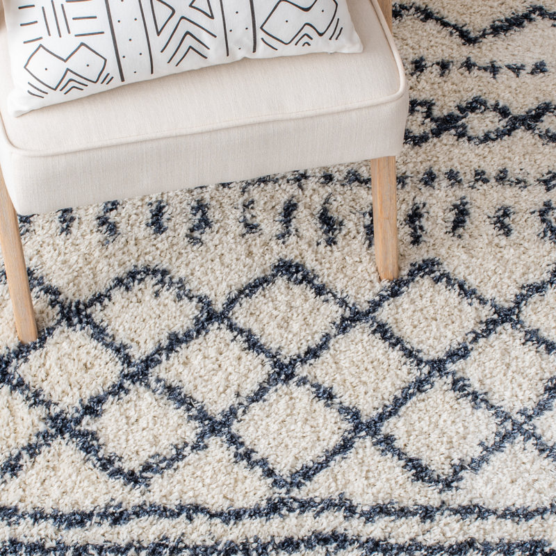 Develin Performance Chevron Rug, Rectangle 2'3" x 4', Ivory/Slate