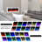 40" White 3-in-1 Electric Fireplace Heater, 12 Color Flame with Breathing Flame-937542690-937542689