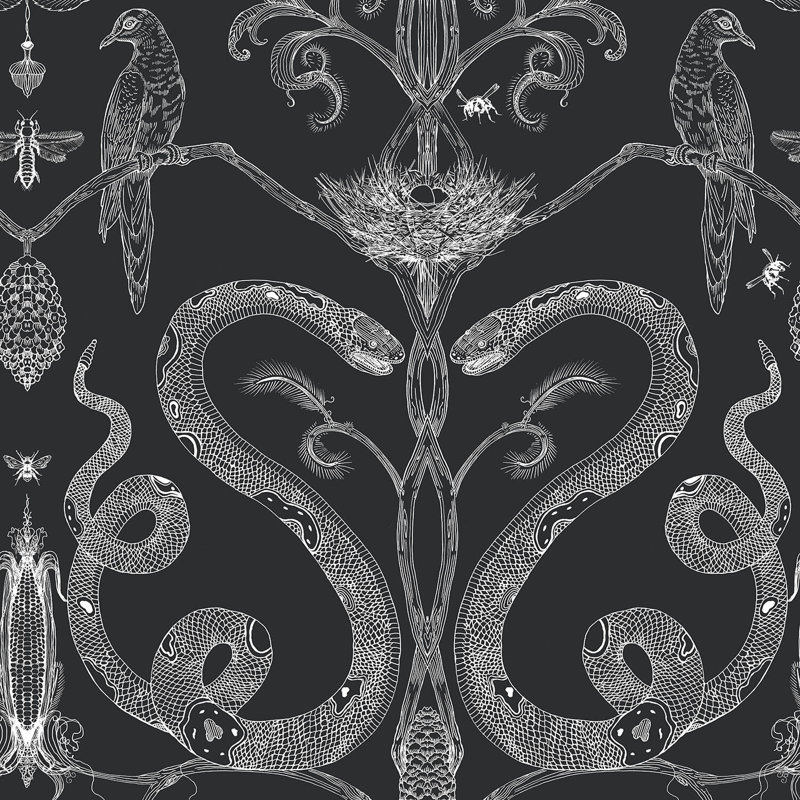 Snake Party, White/Eclipse