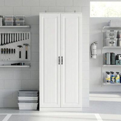 Garage Cabinet With Rotating Storage Racks