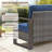 Allcot Patio Outdoor PE Wicker Sofa With Cushions-541013428-594038418