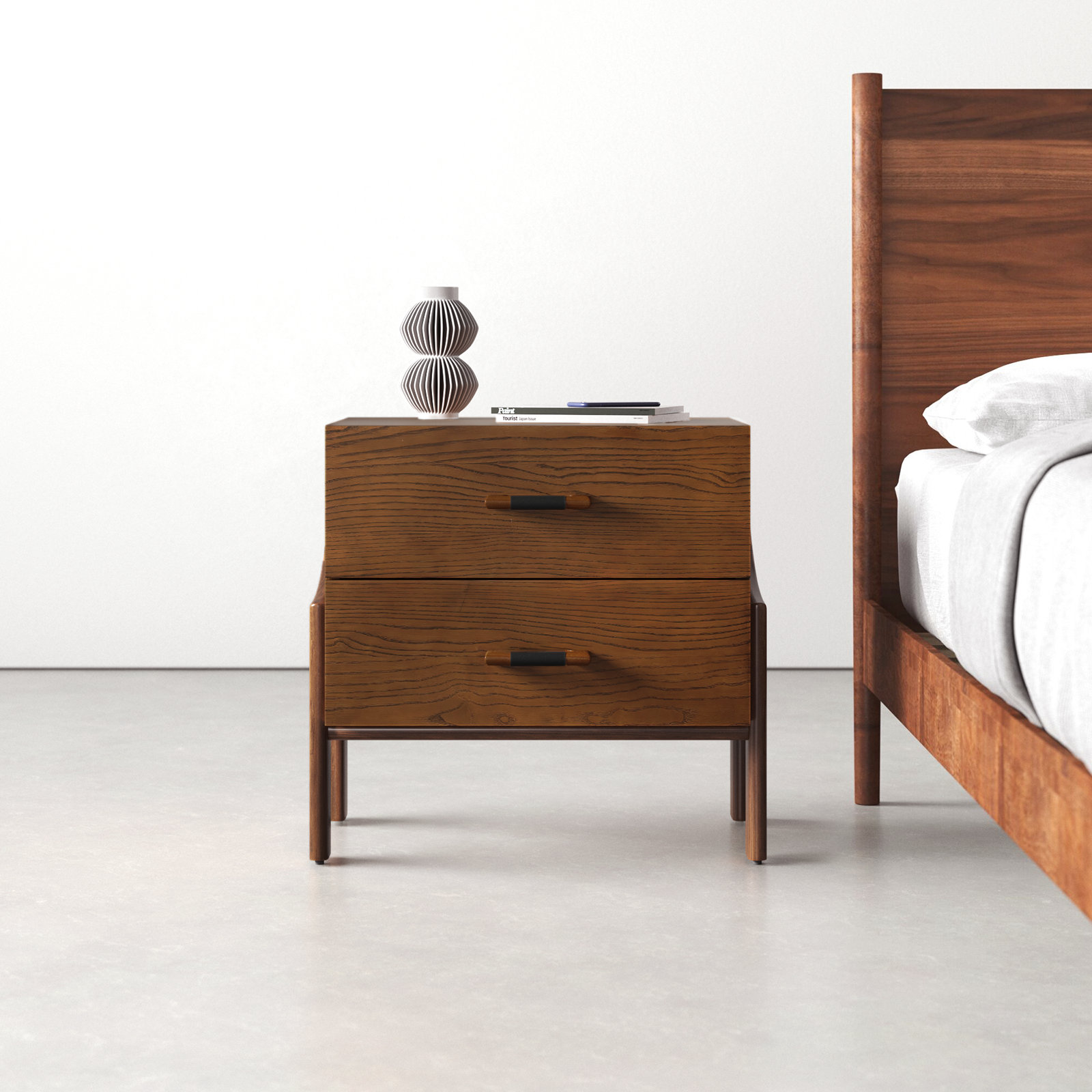 Linnell 2 - Drawer Nightstand
