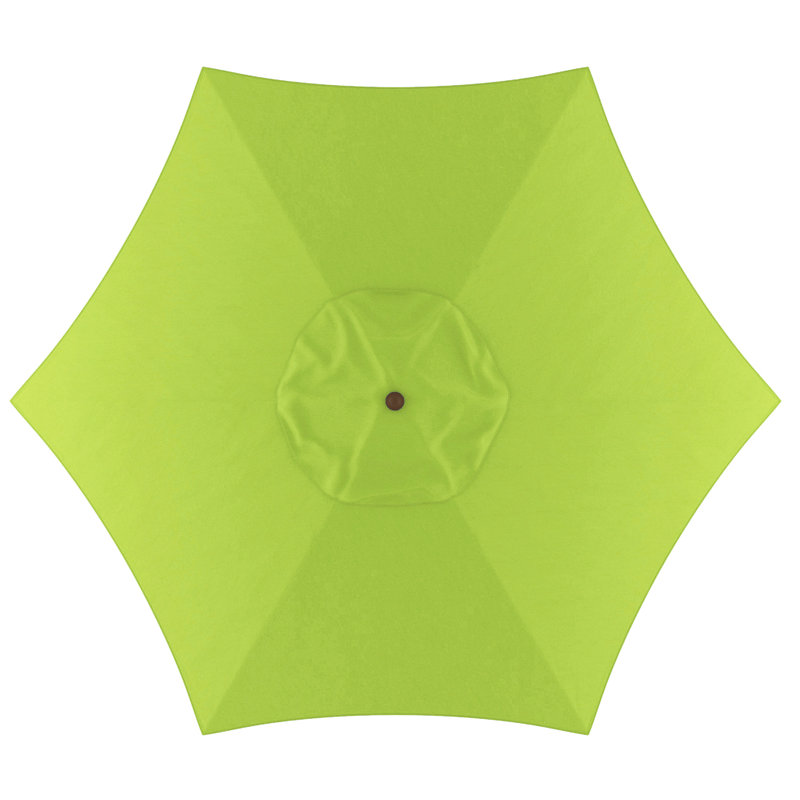 Parasol de marché Henry Street, Vert lime - polyester