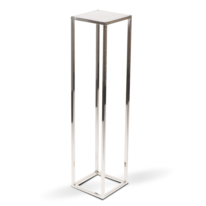 Lauzon Abstract Figurines & Sculptures, Silver, 34" H x 8" W x 8" D