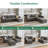 Sabira L Shaped Modular Sectional Couch-86755854