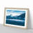 Snow Covered Mountains in Abstract - Picture Frame Graphic Art Print-55725748-55725749
