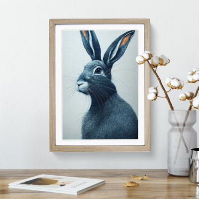 Curious Hare - Framed Print