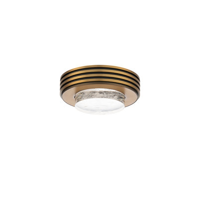 Zircle 1 Light Crystal LED Flush Mount
