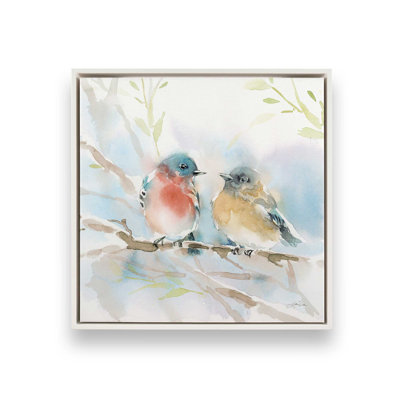 " Bluebird Pair In Spring " by Katrina Pete