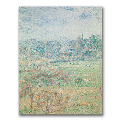 « matinée » par camille pissarro, reproduction d’art sur toile Halke