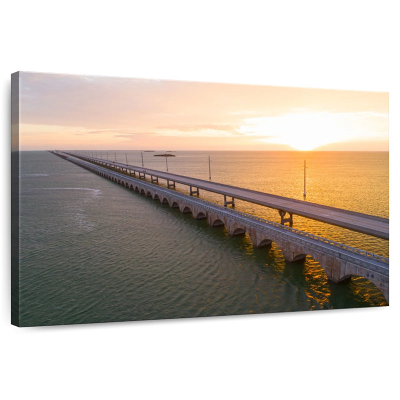 Lilie Overseas Highway Bridge, 8" H x 12" W