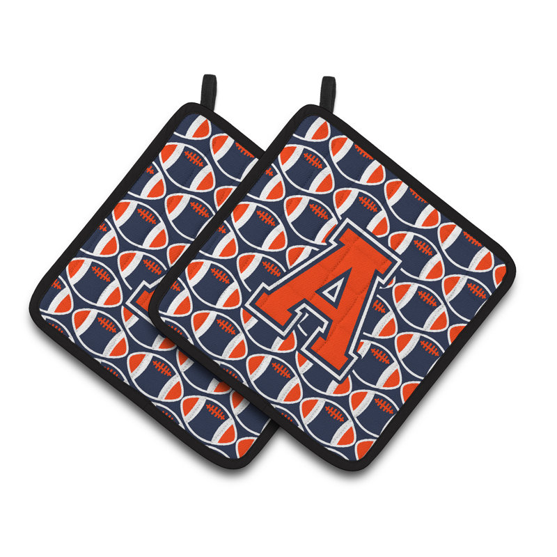 Poignée de football, Orange / Bleu et / Blanc, A