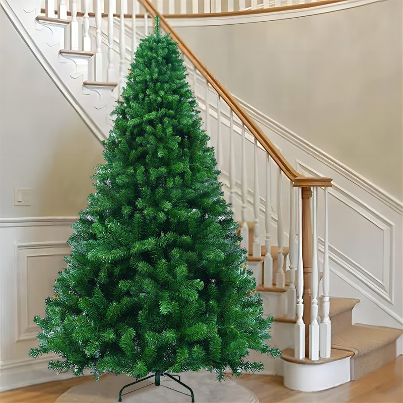 Arbre de Noël artificiel 6 pi, arbre de Noël avec 760 pointes, support en métal et branches articulées, H 6 pi