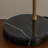 22'' Farmhouse Handwoven Rattan Table Lamp Antique Brass Finish Black Marble Base Rustic Nightstand Lamp For Bedroom Living Room