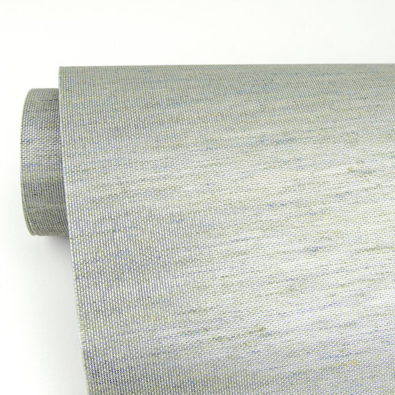 Samai Grass Cloth Metallic Wallpaper Roll
