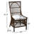 Barkley Wicker/Rattan Slat Back Side Chair-1093901211
