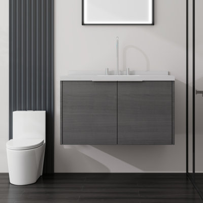 Meuble-lavabo flottant 36 po avec lavabo 36 po